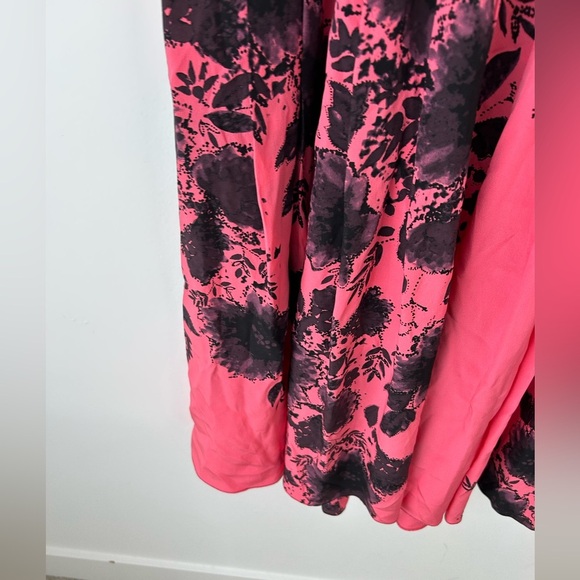 ANTHROPOLOGIE Tracy Reese Dress Women’s Silk Combo Frock Kimono Floral - Picture 4 of 14